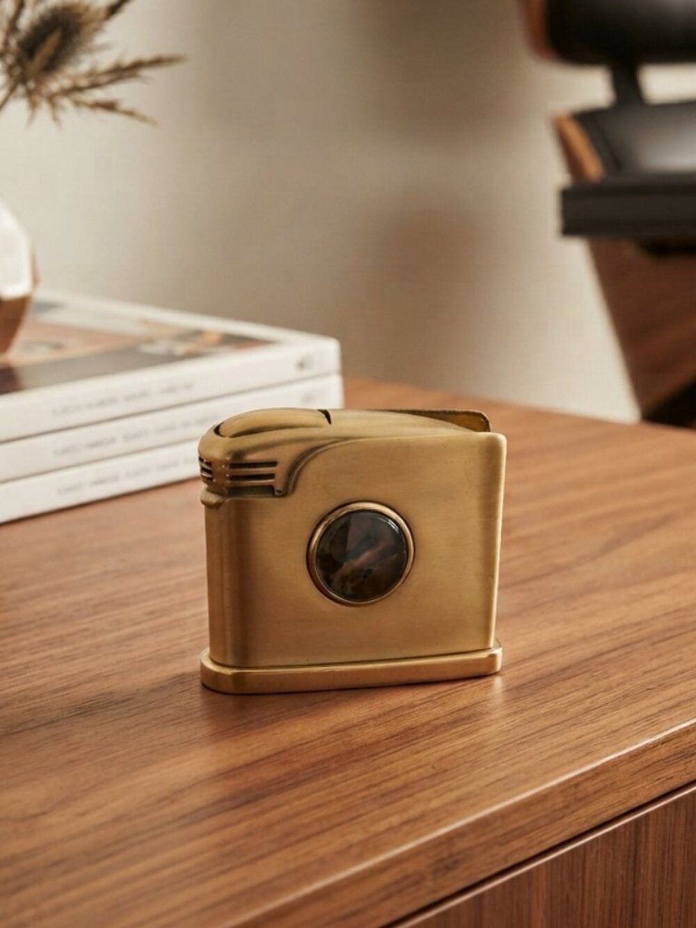Vintage Brass Table Lighter
